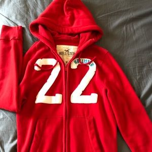 New Hollister zip icon Hoodie